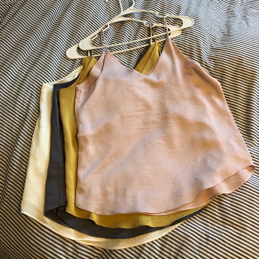 Express strap blouses, camisoles
